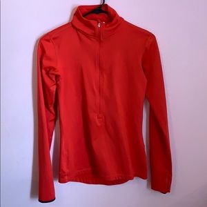 Nike Pro Dri-Fit Quarter Zip Red Jacket Size S